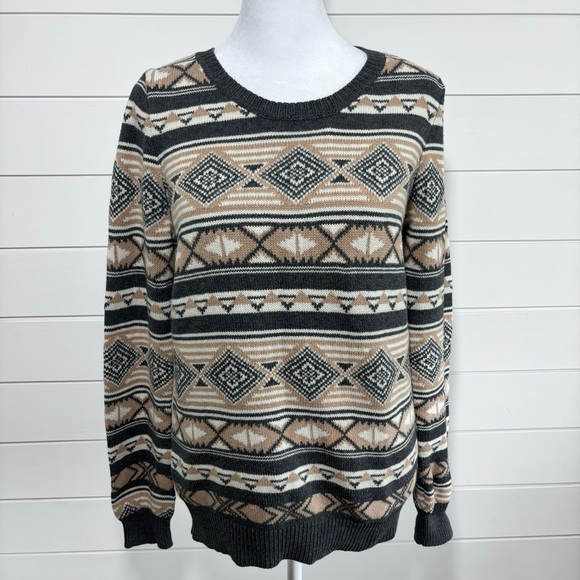 XXI Forever 21 Vintage Aztec Pullover sweater Size M - Picture 5 of 13